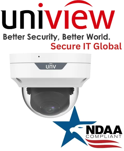 UNV 4MP HD Audio IP67 NDAA PoE Uniview Dome Network IP SecurityCamera 2.8 mmLens
