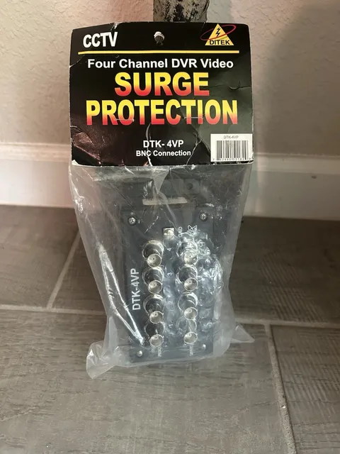 DITEK’s DTK-4VP video protector is ideal for 4- or 8-camera CCTV installations.