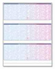 - Blank Check Stock for Laser/Ink-Jet, 8-1/2 x 11" 24# lb, 500 Sheets Per Pac...