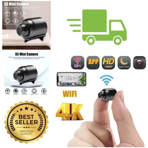 Mini Wireless Security Camera 1080p Night Vision Motion Detection X5