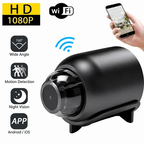 Mini WiFi Camera 1080P HD Wireless Night Vision Motion Detection Portable Secur