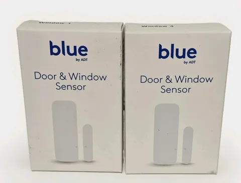 LOT OF 2 SINGLE BLUE BY ADT DOOR AND WINDOWS SENSOR FOR HOME SECURITY SSH1R0-29