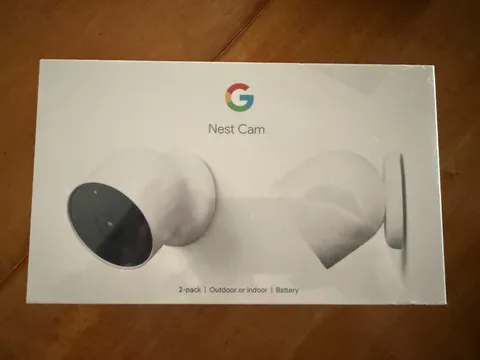 Google Nest Cam Outdoor or Indoor, Battery - 2nd Generation - 2 Count GA02411-US