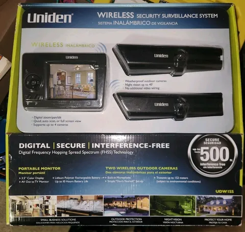 Uniden Wireless Security Surveillance System  UDW155