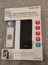 door alarm RCWL300A Portable Wireless Chime Push security alarm Honeywell