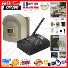 1/2 Mile Hosmart Driveway Alarm Wireless Sensor System & Driveway Sensor Aler...