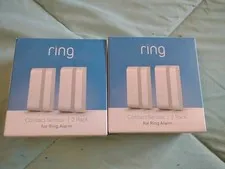 2xNEW Ring Contact Sensor 2-Pack - White For Ring Alarm 1st Generation In Box