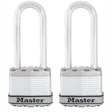 2 Pack Magnum Heavy Duty Weather-Resistant Padlock with Key - Ultimate Safeguard
