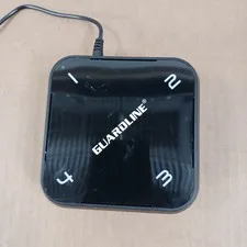 Guardline Wireless Driveway Alarm Receiver 4-Zone Security Monitor Black Silver