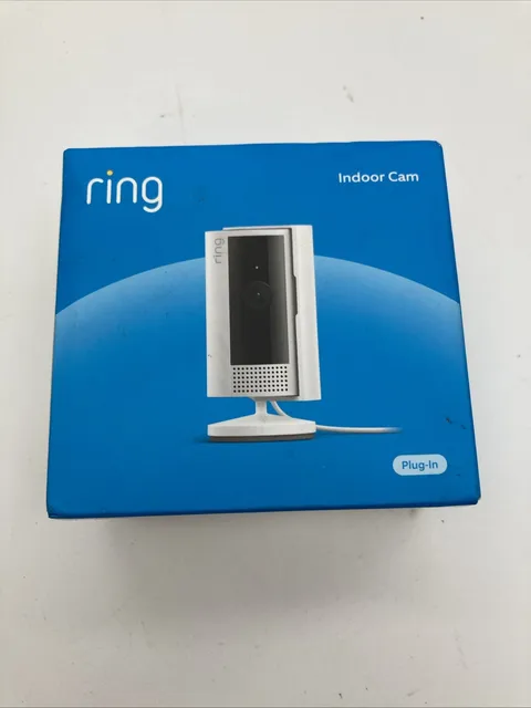 Ring Indoor Cam 2nd Gen Plug-In Security Camera White 1080p HD NEW SEALED Lp