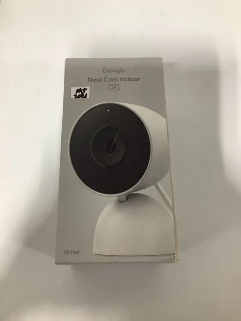 Google - Nest Cam Indoor (wired, 3rd gen)  2K Video and Gemini