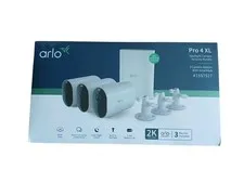 Arlo Pro 4 XL Spotlight Wireless Indoor/Outdoor 3 Camera Bundle FACTORY SEALED