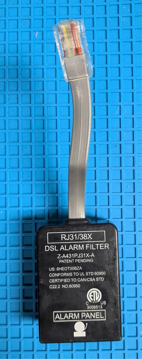 DSL Alarm Filter Z-A431PJ31X-A RJ31/38X by Excelsus