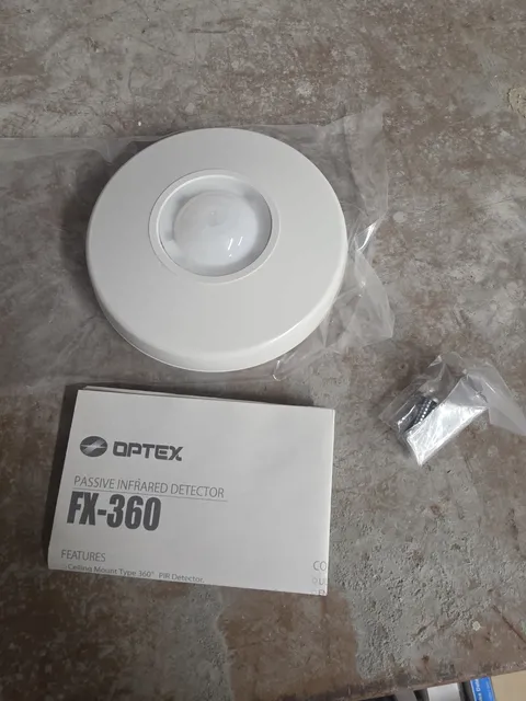 Optex Passive Infrared Detector P/N FX-360 Used
