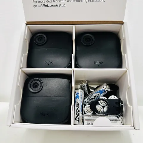 New 2024 Blink Outdoor 4 (4th Gen) 3 Camera Wireless HD Home Security System
