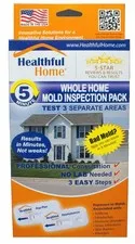 Healthful Home Whole Home Mold Inspection Pack - Tests 3 Separate Areas. No