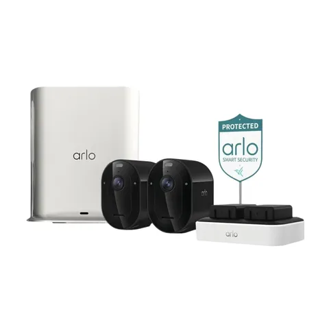 Arlo Pro 6th Gen 3 Camera Wireless 2K Security System with SmartHub Black