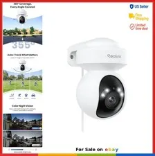 4K PTZ Security Camera Wi-Fi 6 3X Optical Zoom Auto Tracking Color Night Vision