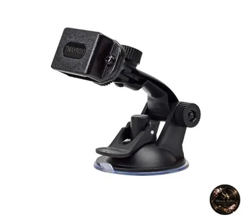 TWAYRDIO Car Radio Holder Suction Cup Mount for Car Radios for Windshield/Flat