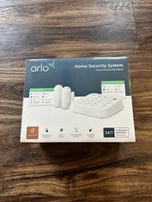 Sealed Arlo Home Security System with Wired Keypad Sensor Hub, 5 8-in-1 Sensors