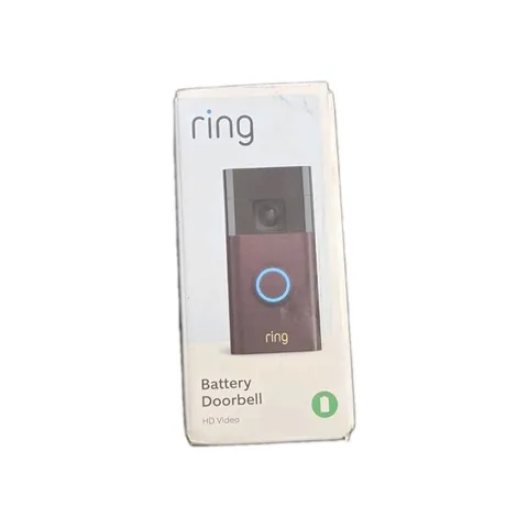 Ring Video Doorbell Battery HD Video Satin Nickel Wireless NEW SEALED