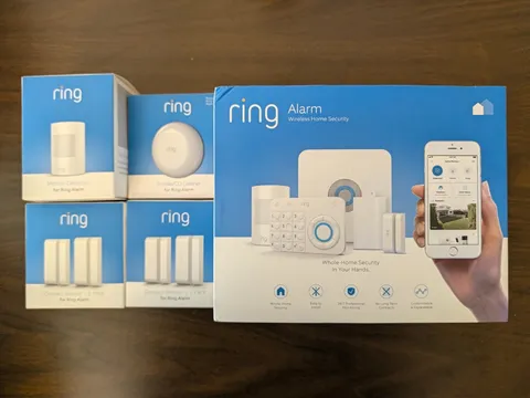 Ring Alarm 5-Piece Set (Gen1) + Smoke, CO2, Motion Detectors & 4 Contact Sensors
