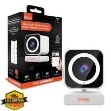 MOBI MP 1080p Wi-Fi Smart Home Camera White