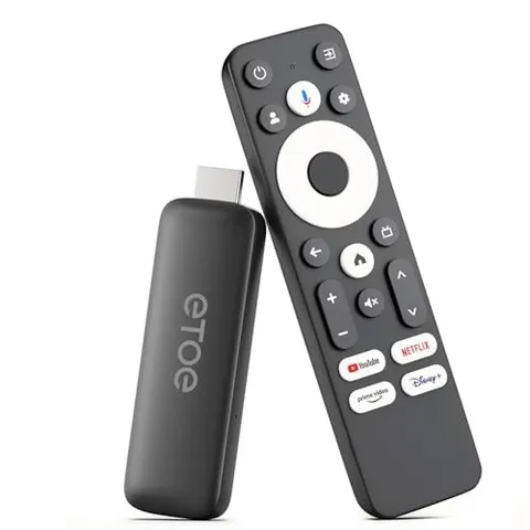 ETOE Google TV Box Netflix Certified Streaming Media Player Supports Google Cast