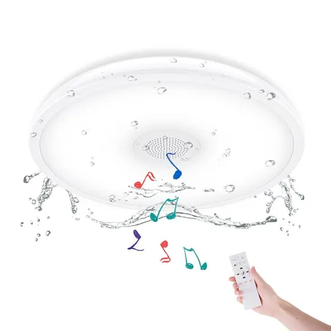 HOREVO Bathroom Ceiling Light 18W Light, White-18W Lamp Version-1