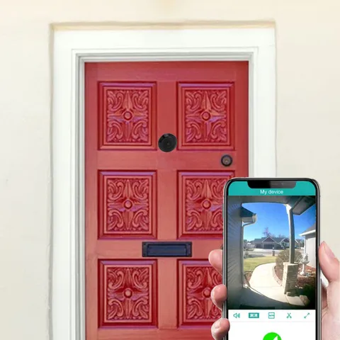 1080P HD Door Eye Hole Camera Two Way Talk Home Security Door Peephole Camera