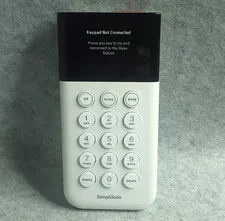 SimpliSafe SSKP3 Wireless Keypad Home Security Alarm System White Gen 3