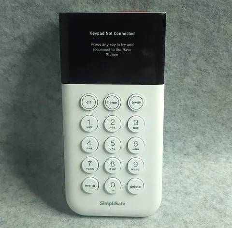 SimpliSafe SSKP3 Wireless Keypad Home Security Alarm System White Gen 3