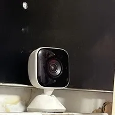 Indoor Wi-Fi IP Security Surveillance Camera 1080p White Alexa Compatible Cloud