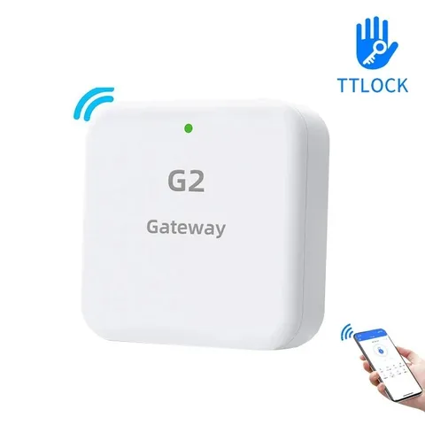 TTLock G2 WiFi Gateway Remote Control Smart Lock Hub for TTLock & TTHotel APP Al