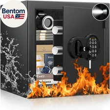 2.0 Cuft Fireproof Safe Box, 35-Min Fire Resistant Home Safe with Digital Keypad