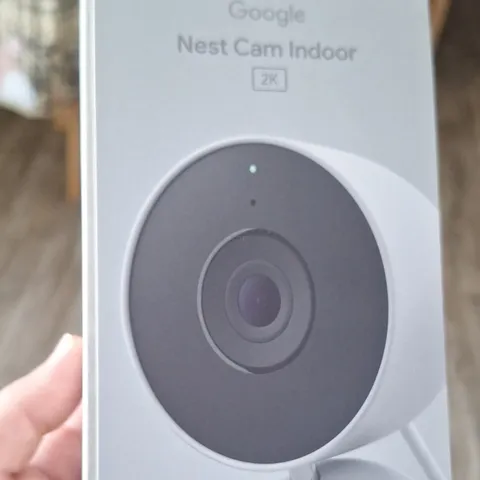 Google Nest Nest Cam Indoor 2K Wired/Wi‑Fi Night Vision Indoor White