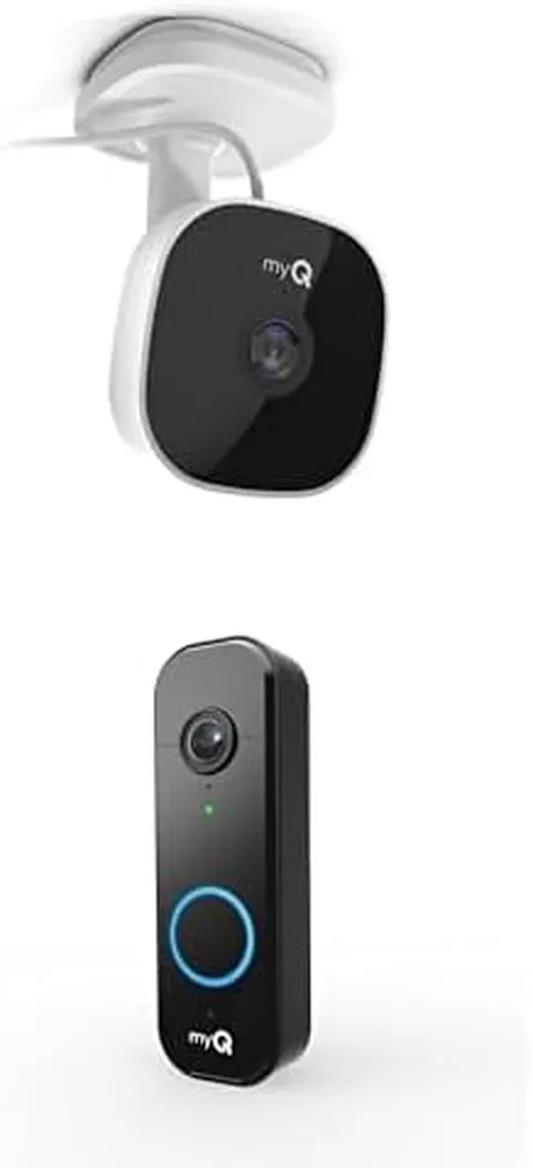 Myq Smart Garage Security Camera + Myq Video Doorbell