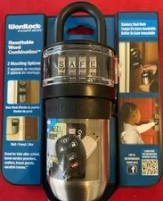 WordLock lockbox; large Capacity Secure Storage Resettable Word Combination