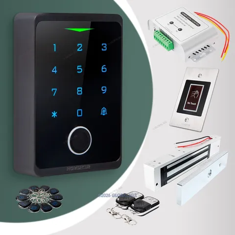 HOMSECUR IP66 APP WIFI RFID Access Control Set Waterproof 280KG Magnetic Lock