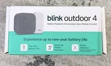 NEW Blink Outdoor 4 One Camera System with Sync Module B0DHLSZXQD 840414631670