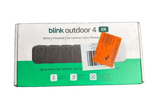 Blink Outdoor 4 XR 6 Camera Wireless Security System Sync Module Open Box