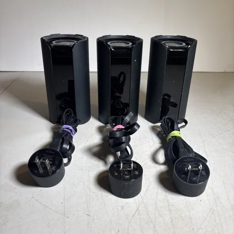Lot of 3 Canary CAN100USBK Indoor 1080p HD Survellience Security Camera, Black