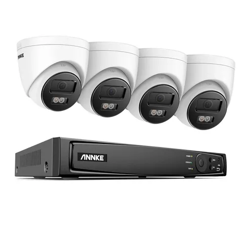 ANNKE 4K PoE Audio Security Camera System 8CH 12MP NVR AI Detection Color Night
