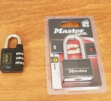 1- MASTER LOCK141 DLF TOUGH UNDER FIRE 1-1/2" 38MM, 1-PRESTOLOCK TRAVEL LOCK NEW
