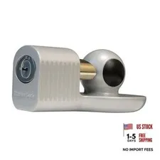 Fits 1-7/8 in., 2 in., and Most 2-5/16 in. Trailer Trailer Hitch Lock