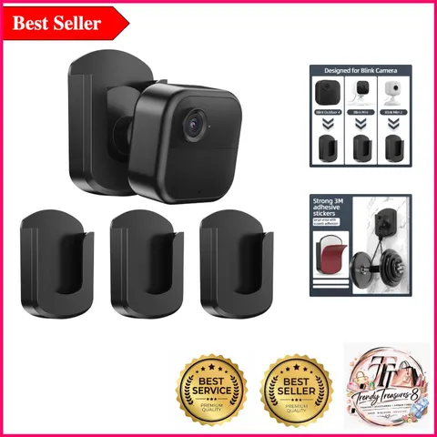 Secure & Convenient 3-Pack Adhesive Wall Mounts for Blink Cameras