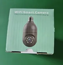 WiFi PTZ Smart Bulb Camera With 2 Way Audio, Lighting Function - New