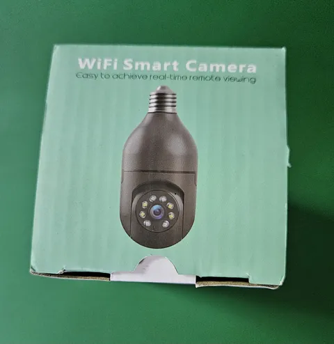 WiFi PTZ Smart Bulb Camera With 2 Way Audio, Lighting Function - New