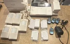 D1D9 GSM Wireless Alarm System Kit White w/ Panel, Sensor, Remotes