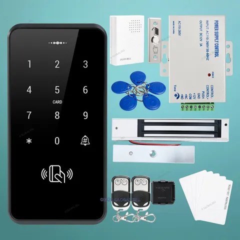 Waterproof Door Lock 125Khz RFID Access Control System+Tamper Alarm+Doorbell